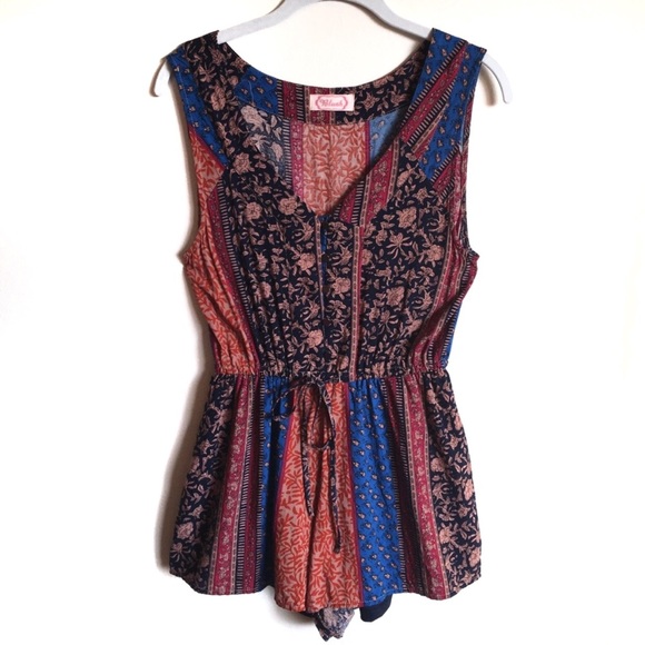 Blush Pants - Blush Boho Romper